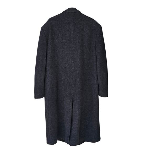 Daniel Hechter Cashmere Blend Double Breasted Coat Black Size 44 - Picture 3 of 9